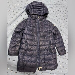 Moncler Jacinte Long Hooded Parka, Girls Size 6